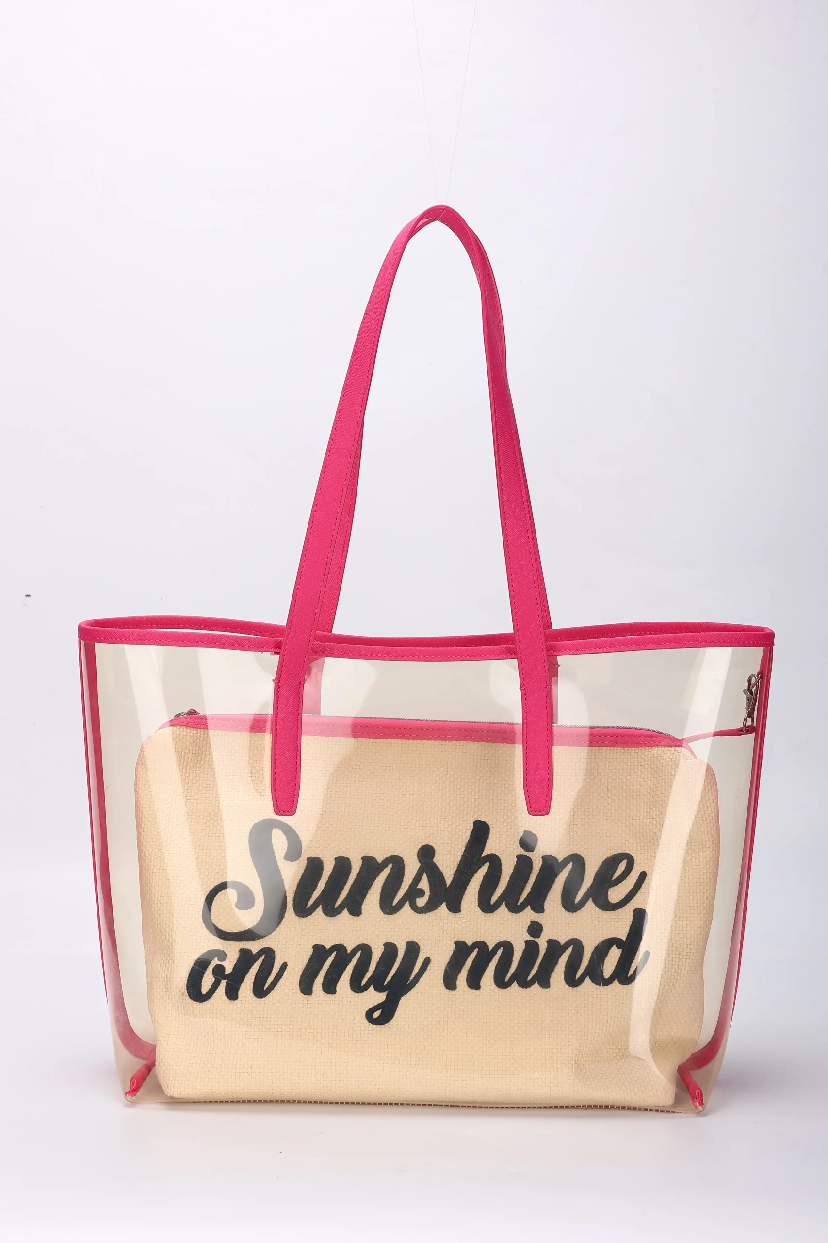 19.2 in 1 Beach tote bag Jute+PVC JB032 - Image 5