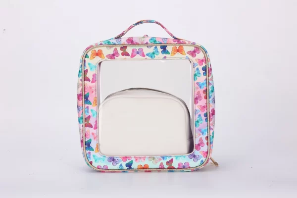 10.  Cosmetic bag PVC and PU JB019 - Image 2
